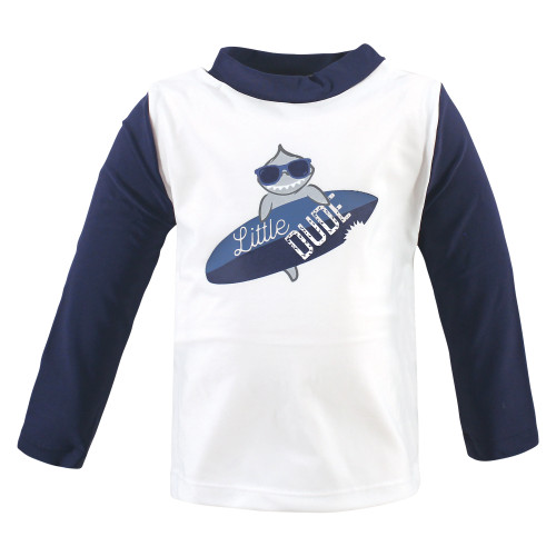Hudson Baby Swim Rashguard Set, Little Dude