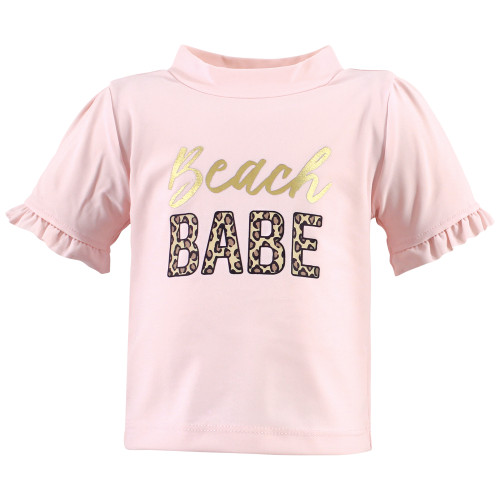 Hudson Baby Swim Rashguard Set, Beach Babe