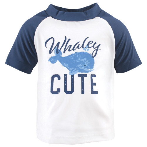 Hudson Baby Swim Rashguard Set, Whaley Cute