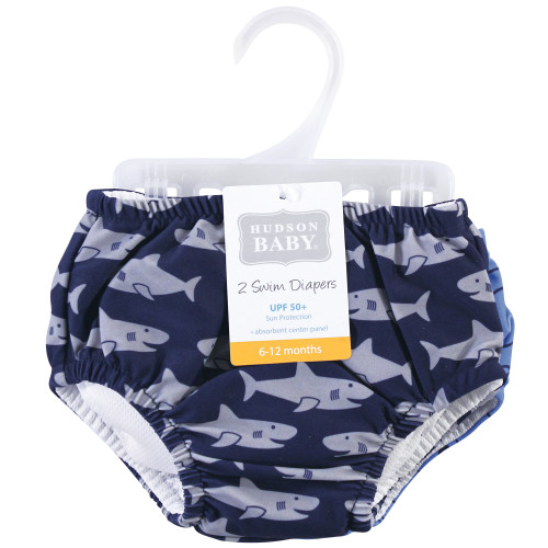 Hudson Baby Swim Diapers, Sharks