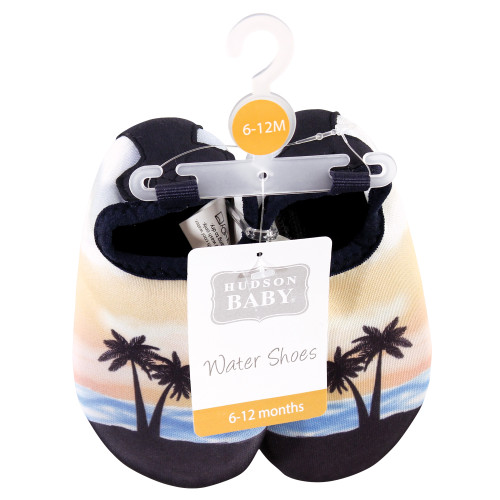 Hudson Baby Water Shoes for Sports, Yoga, Beach and Outdoors, Baby and Toddler Sunset