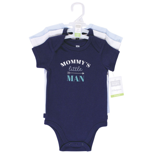 Hudson Baby Cotton Bodysuits, Mommys Man