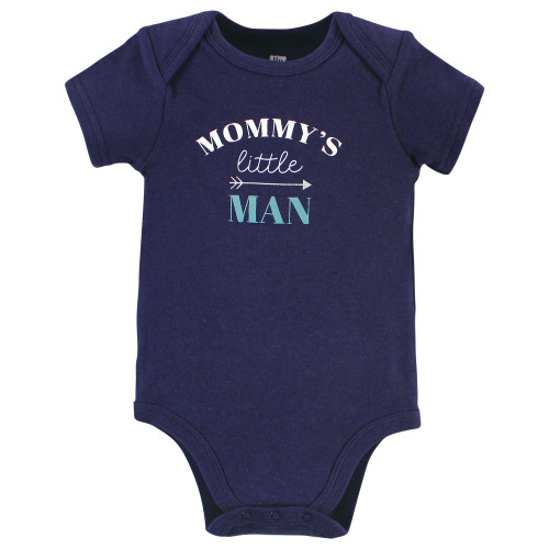 Hudson Baby Cotton Bodysuits, Mommys Man