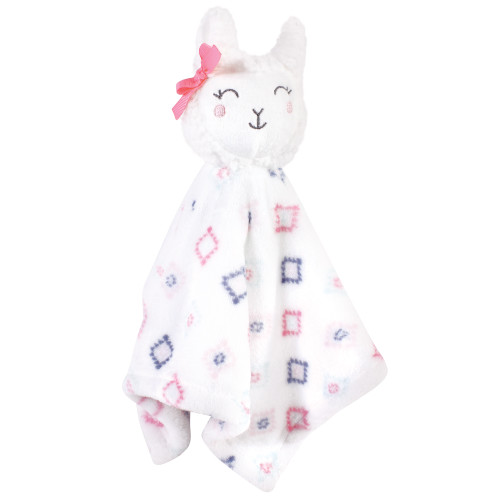 Hudson Baby Animal Face Security Blanket, Llama