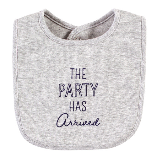 Hudson Baby Cotton Bib and Sock Set, Pizza