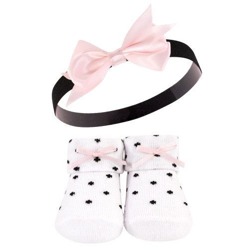 Hudson Baby Headband and Socks Giftset, Gold Unicorn 10-Pack