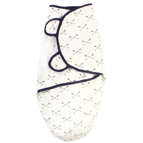 Hudson Baby Quilted Cotton Swaddle Wrap 3pk, Boy Forest Hudson