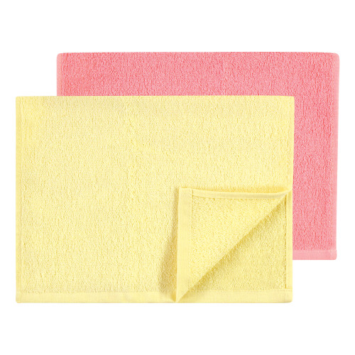 Hudson Baby Rayon from Bamboo Bib, Burp Cloth and Washcloth 10Pk, Citrus