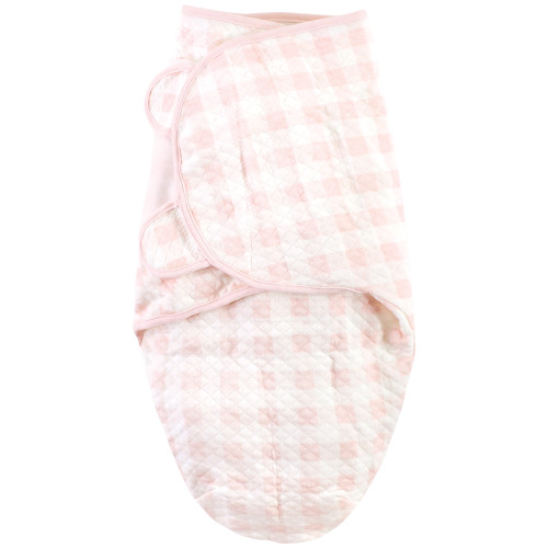Hudson Baby Quilted Cotton Swaddle Wrap 3pk, Girl Forest Hudson