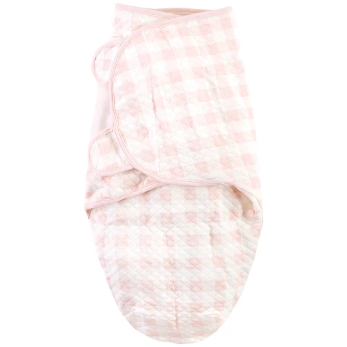 Hudson Baby Quilted Cotton Swaddle Wrap 3pk, Enchanted Forest