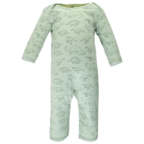 Hudson Baby Cotton Coveralls, Dinosaur Explorer