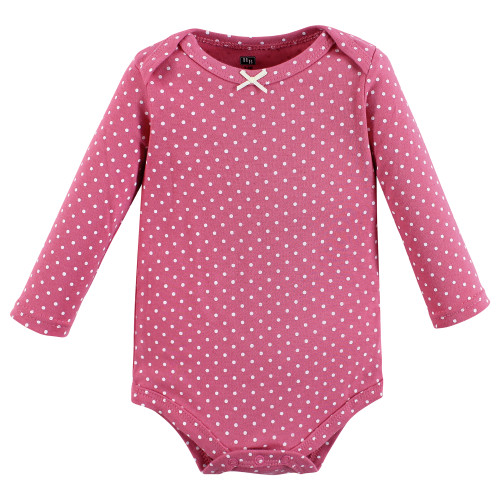 Hudson Baby Cotton Long-Sleeve Bodysuits, Sweet Bakery 3-Pack