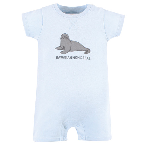 Touched by Nature Organic Cotton Rompers, Endangered Seal