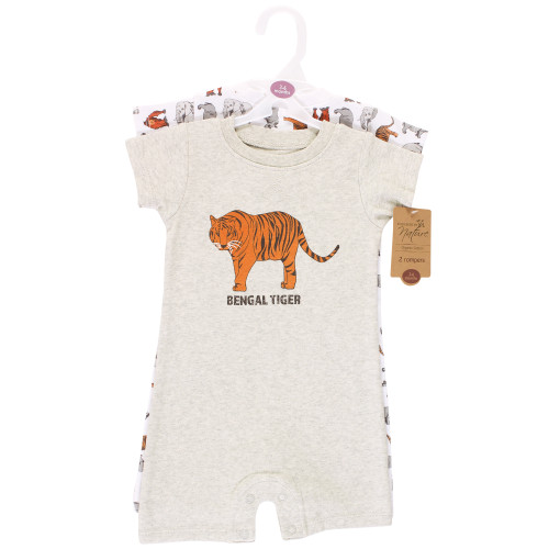 Touched by Nature Organic Cotton Rompers, Cactus Hudson Childrenswear