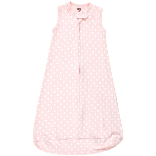 Hudson Baby Interlock Cotton Sleeveless Sleeping Bag, Soft Pink Roses