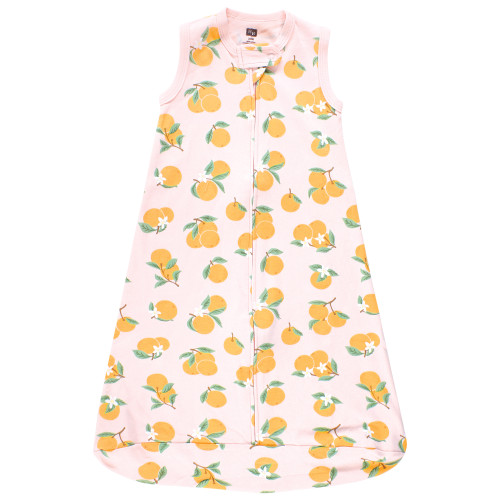 Hudson Baby Interlock Cotton Sleeveless Sleeping Bag, Citrus Orange