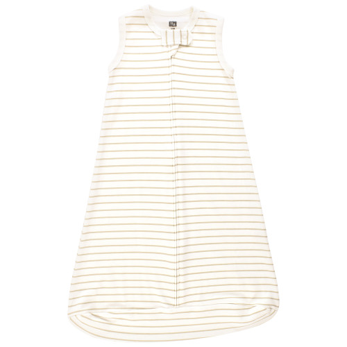 Hudson Baby Interlock Cotton Sleeveless Sleeping Bag, Beige Neutral Giraffe