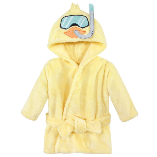 Hudson Baby Plush Pool and Beach Robe Cover-ups, Scuba Duck
