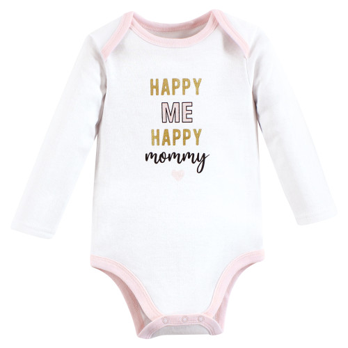 Hudson Baby Cotton Long-Sleeve Bodysuits, Leopard Mamas Mini