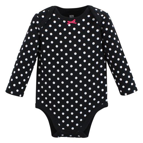 Hudson Baby Cotton Long-Sleeve Bodysuits, Mommy Latte