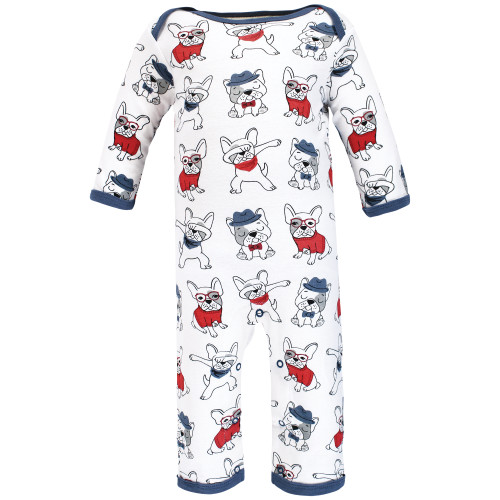 Hudson Baby Cotton Coveralls, Boy Whimsical Dog