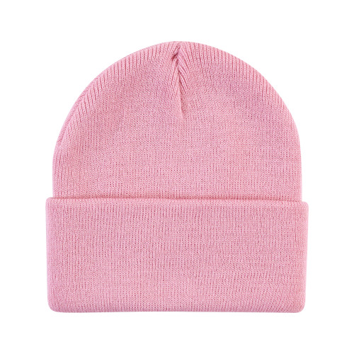 Hudson Baby Knit Caps and Cuffed Beanies, Orchid Pink