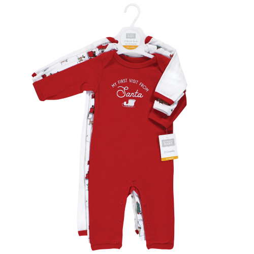 Hudson Baby Cotton Coveralls, North Pole