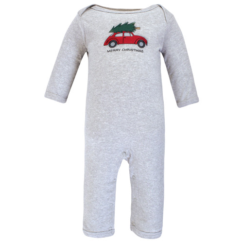 Hudson Baby Cotton Coveralls, Christmas Scene
