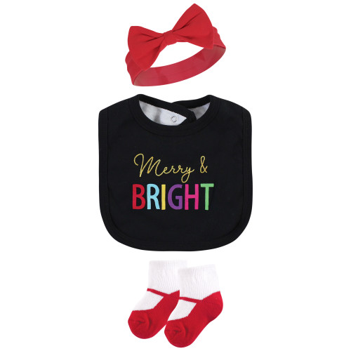 Hudson Baby Cotton Layette Set, Merry and Bright