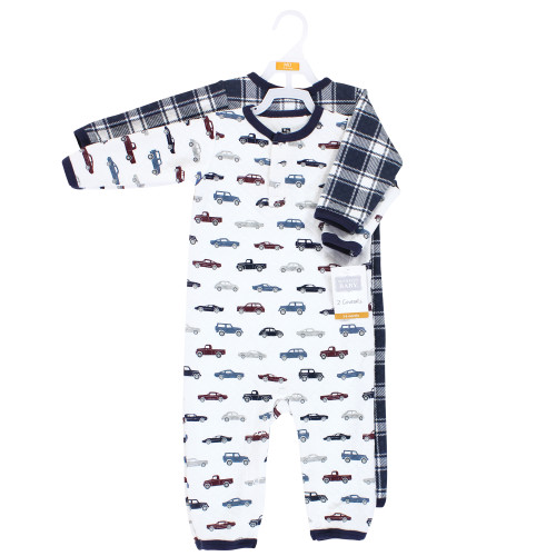 Hudson Baby Premium Quilted Coveralls, Metallic Stars Hudson Childrenswear