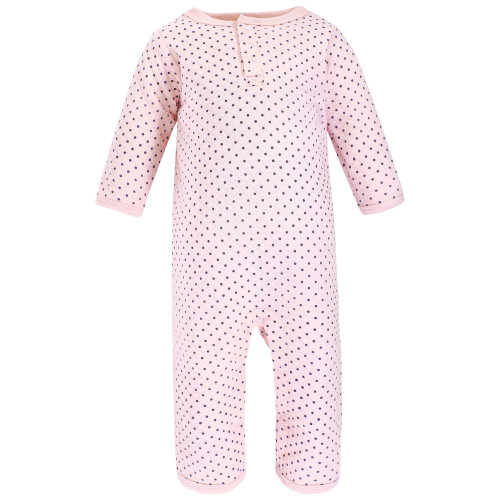 Hudson Baby Premium Quilted Coveralls, Blue Toile