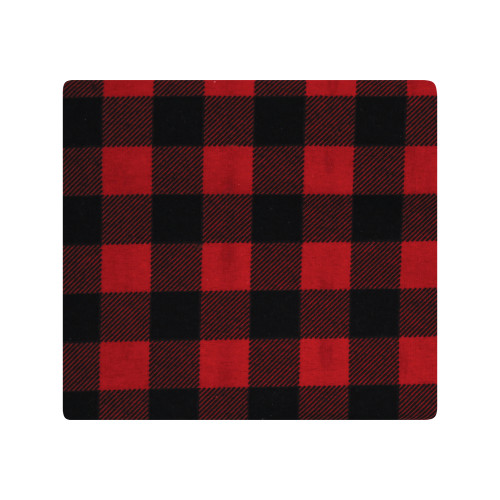 Hudson Baby Cotton Flannel Receiving Blankets Bundle, Buffalo Plaid Bear