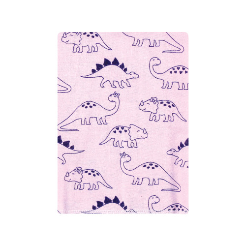 Hudson Baby Cotton Flannel Burp Cloths Bundle, Cuteasaurus