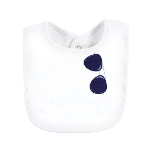 Hudson Baby Cotton Bibs, Boy Pineapple