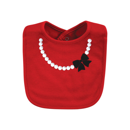 Hudson Baby Cotton Bibs, Scottie Dog