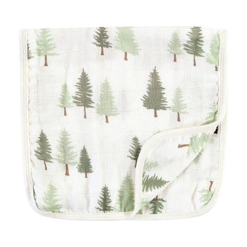 Hudson Baby Muslin Burp Cloth 7pk, Forest Animals