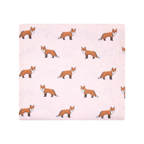 Hudson Baby Cotton Flannel Receiving Blankets, Woodland Floral