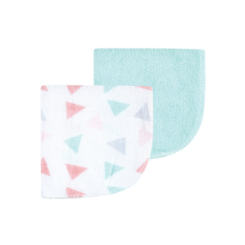 Luvable Friends Super Soft Bundle Washcloths, Girl Basic Elephant