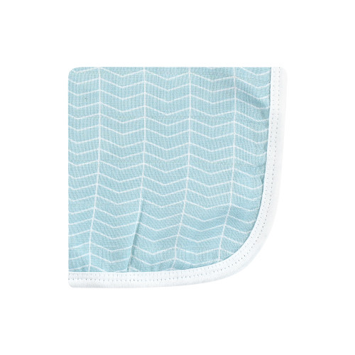 Hudson Baby Cotton Muslin Washcloths, Dino