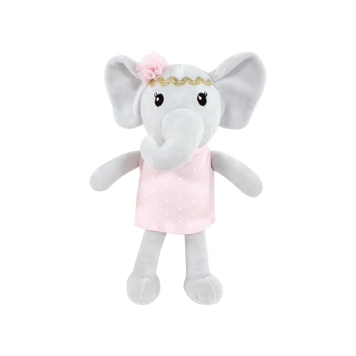 Little Treasure Plush Bathrobe and Toy Set, Blossom Elephant
