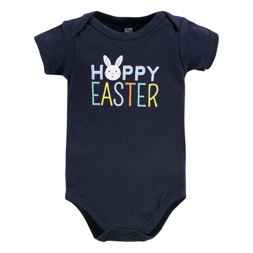 Hudson Baby Cotton Bodysuits, Hoppy Easter