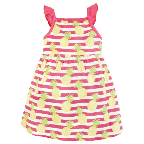 Hudson Baby Cotton Dresses, Tropical Floral