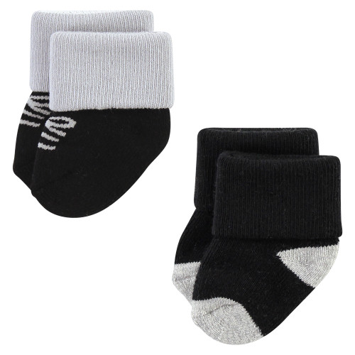 Little Treasure Newborn Socks, Tuxedo 12-Pack