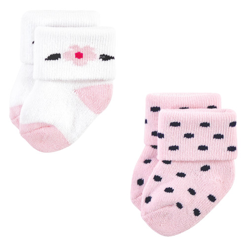 Little Treasure Newborn Socks, Polished 12-Pack