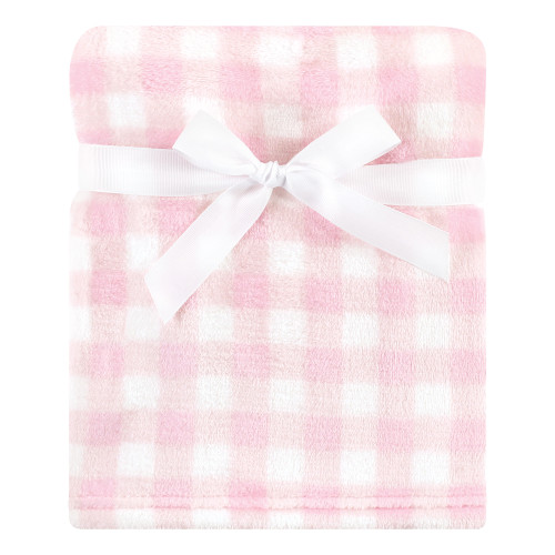 Hudson Baby Plush Blanket with Security Blanket, Pig
