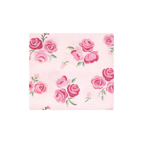 Hudson Baby Cotton Flannel Receiving Blankets Bundle, Blush Rose
