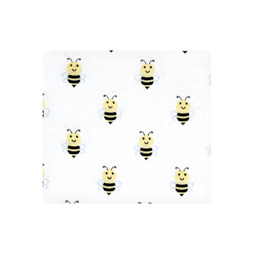 Hudson Baby Cotton Flannel Receiving Blankets Bundle, Daisy Bee
