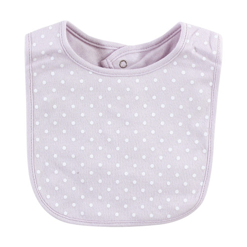 Hudson Baby Cotton Bibs, Tea Party
