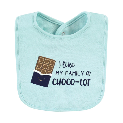 Hudson Baby Cotton Bibs, Popsicle