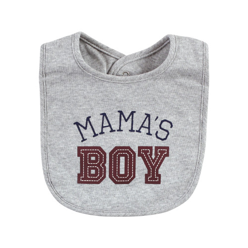 Hudson Baby Cotton Bibs, Mom Dad Athletic